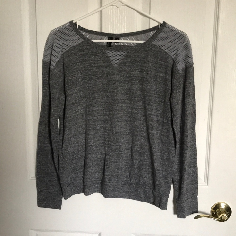 Long Sleeve mesh cut shirt.